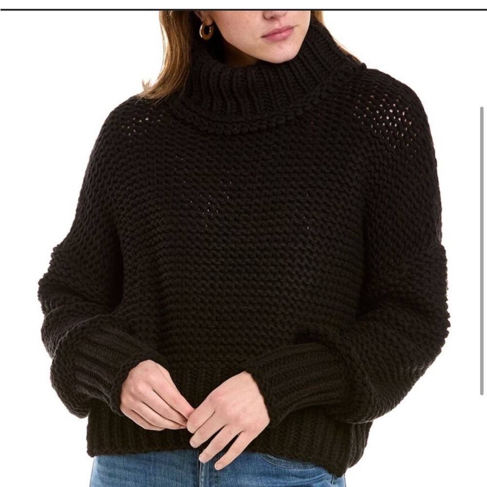 Free People My Only Sunshine Chunky Knit Sweater Sz small NEW